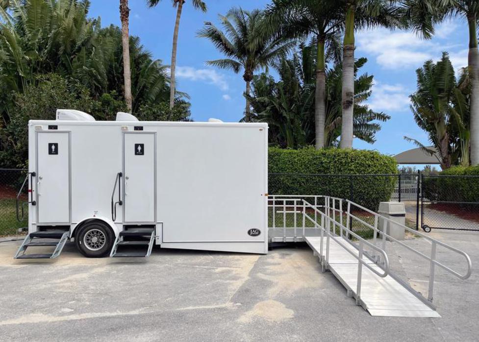 Mobile Bathroom Trailer With Shower in Jacksonville FL