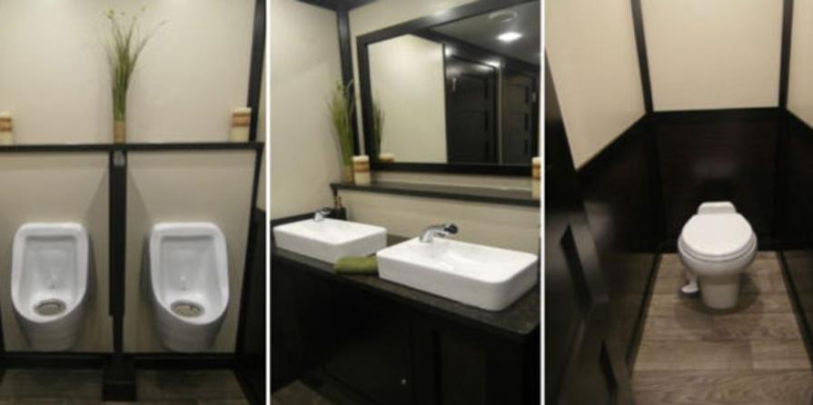 High End Bathroom Trailer Rentals in Florida